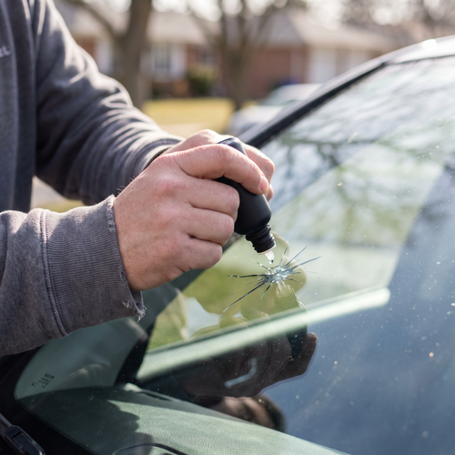 Homeveray GlassFix — Windshield Chip & Crack Repair Kit