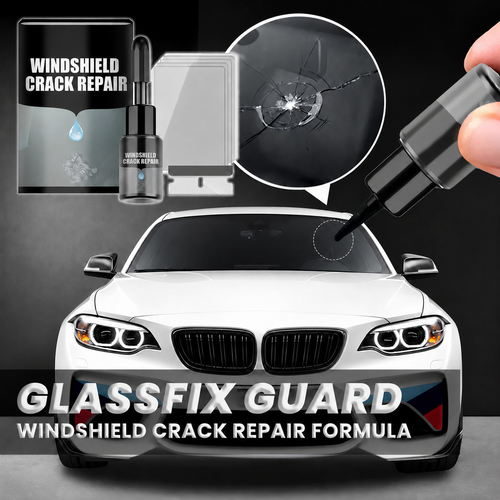 Homeveray GlassFix — Windshield Chip & Crack Repair Kit