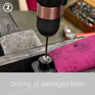 Drill a pilot hole